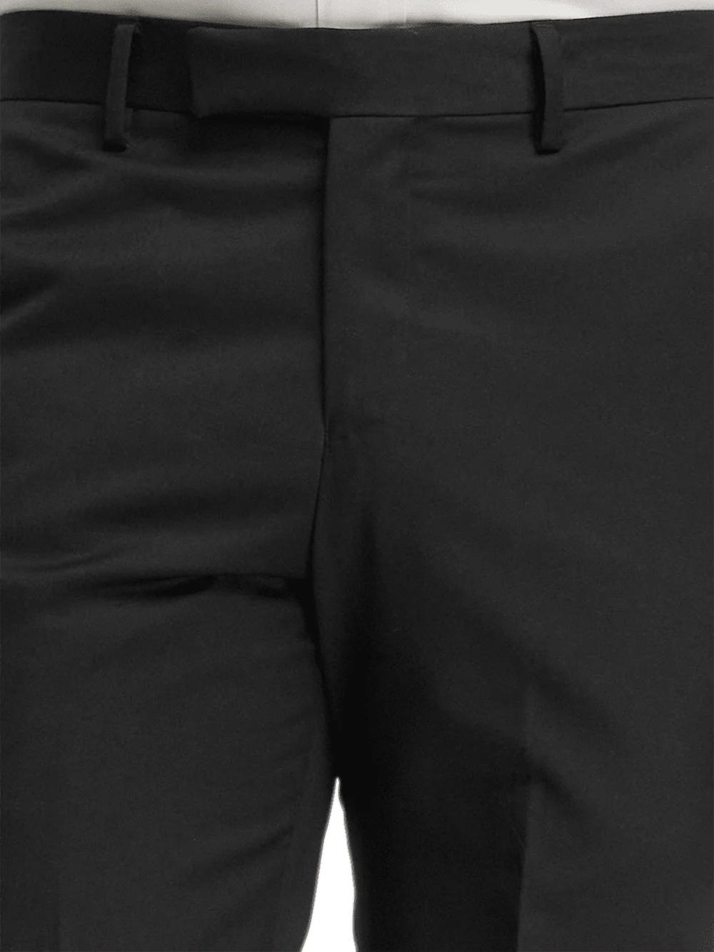 Wool Gabardine Pants - Black - Image 3