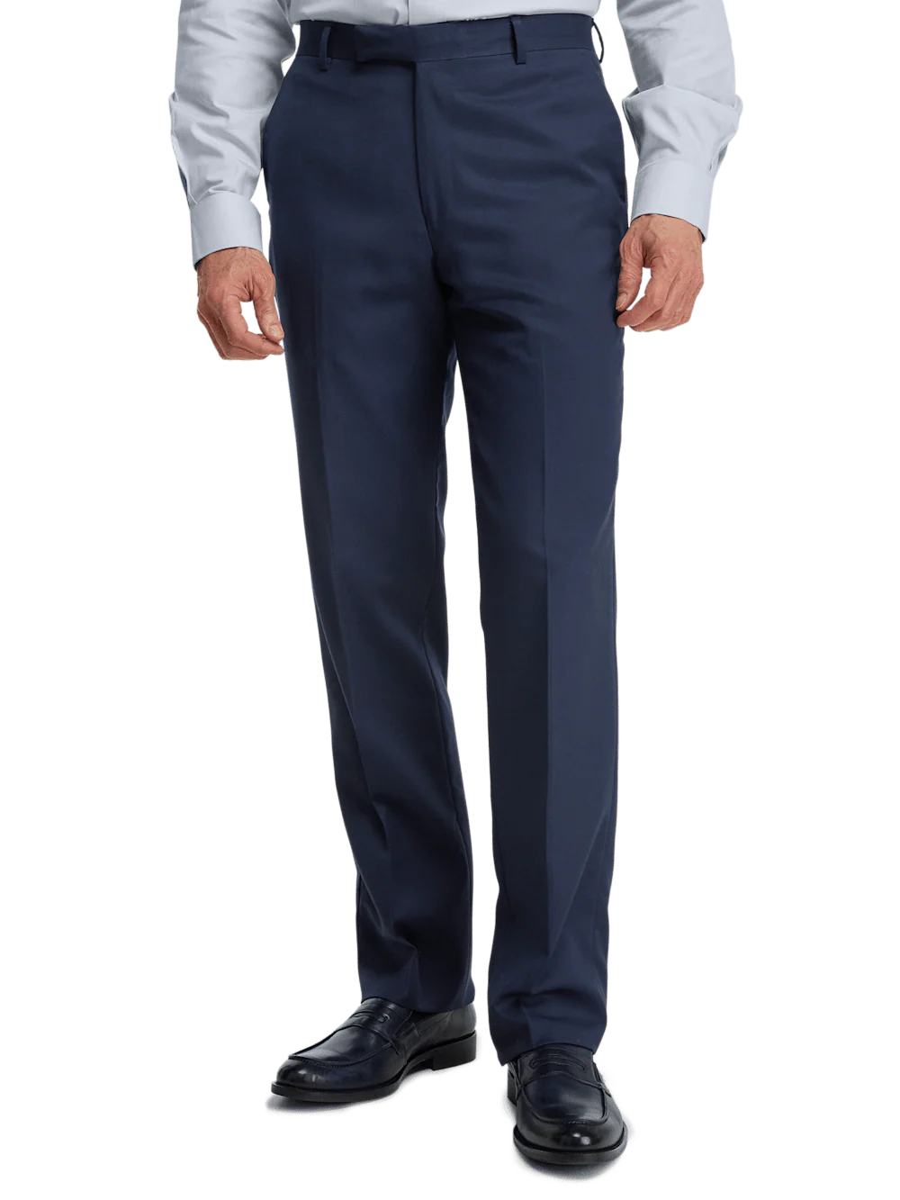 Wool Gabardine Pants - Bright Navy - Image 2