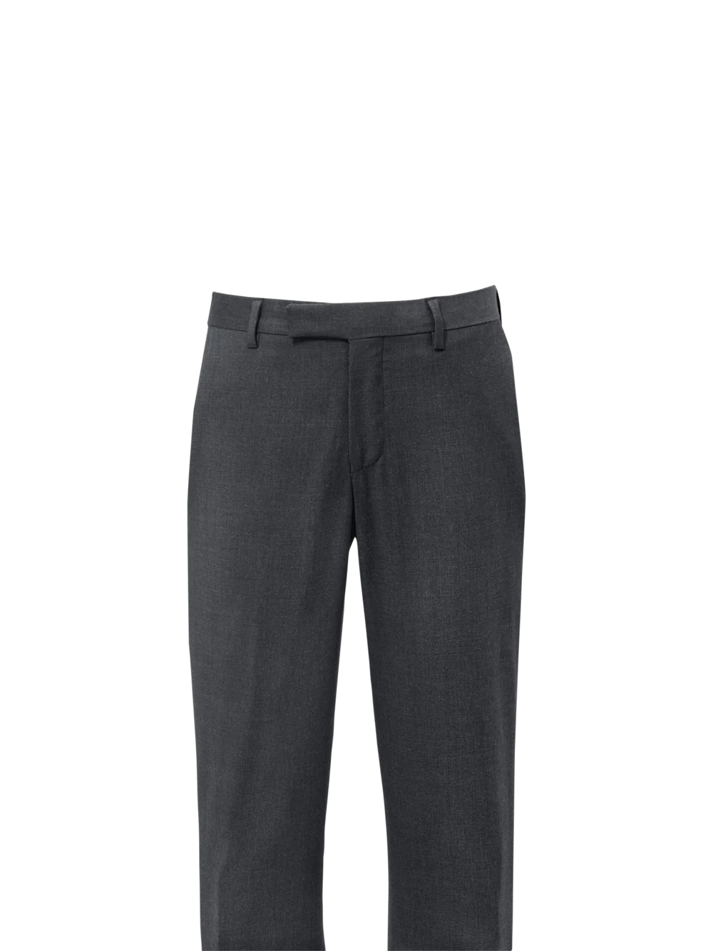 Wool Gabardine Pants - Charcoal - Image 2