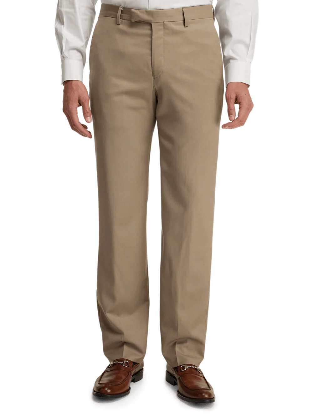 Wool Gabardine Pants - Tan - Image 2