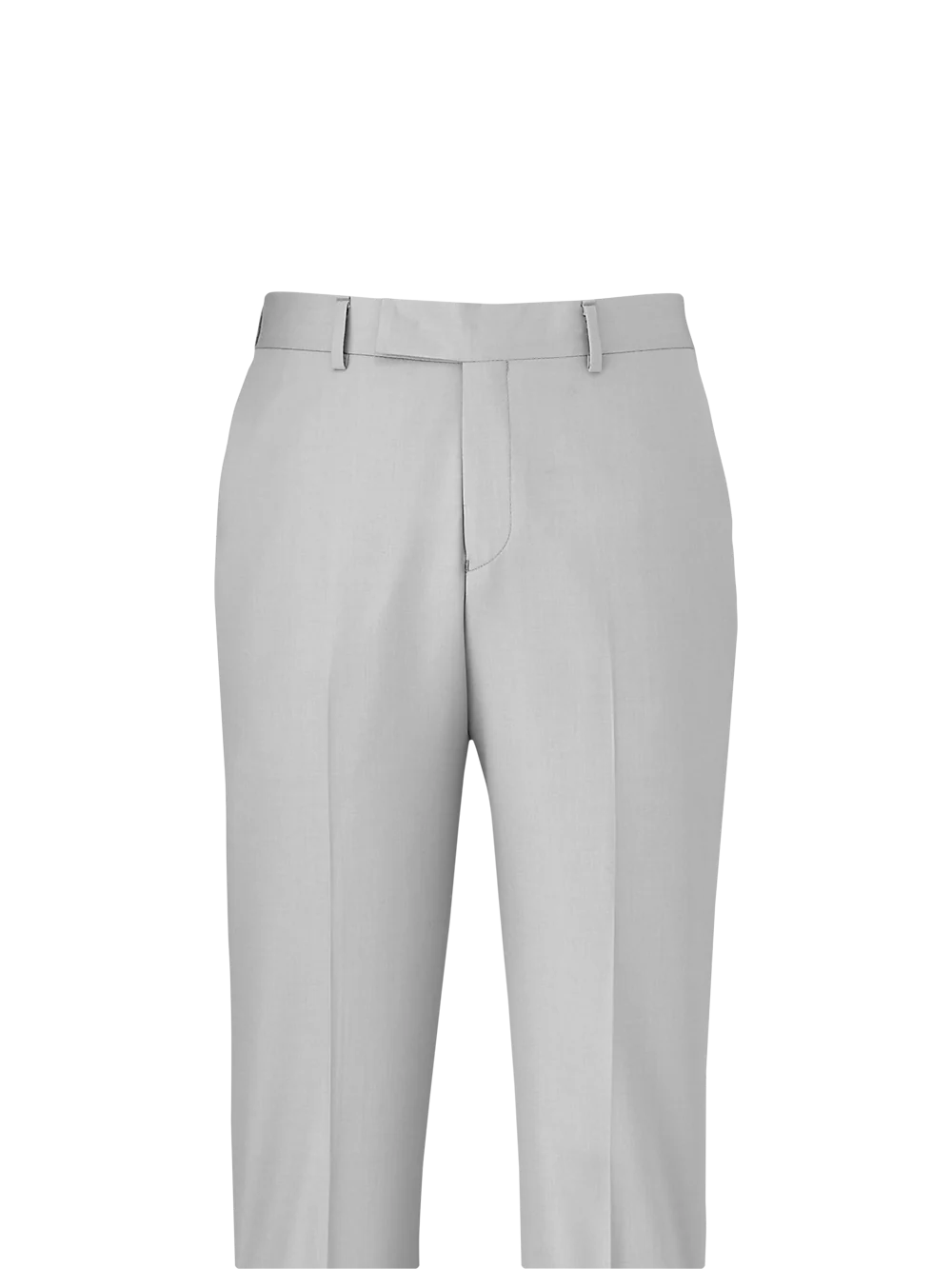 Wool Gabardine Pants - Light Grey - Image 2