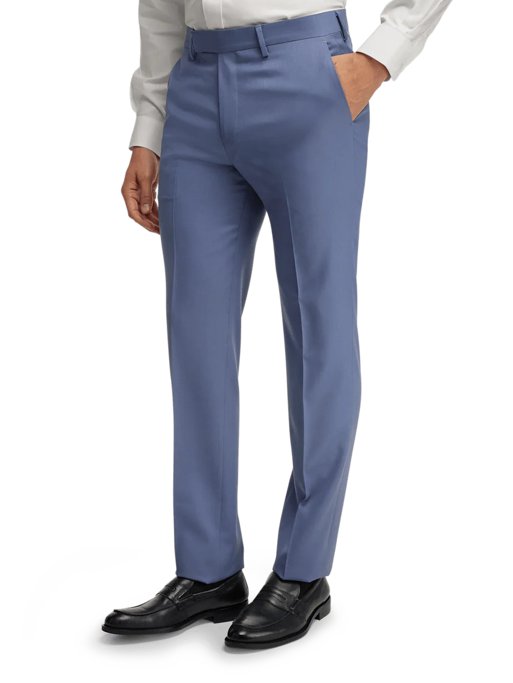 Wool Gabardine Pants - Postal Blue - Image 3