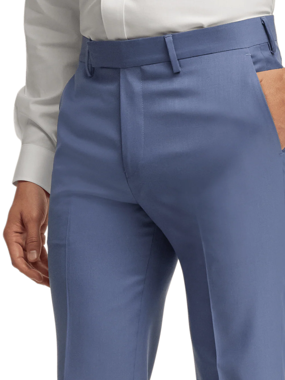 Wool Gabardine Pants - Postal Blue - Image 4