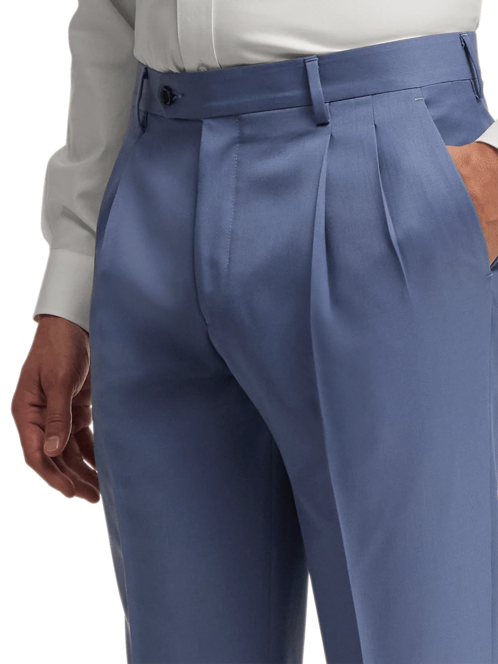 Wool Gabardine Pants - Postal Blue - Image 9