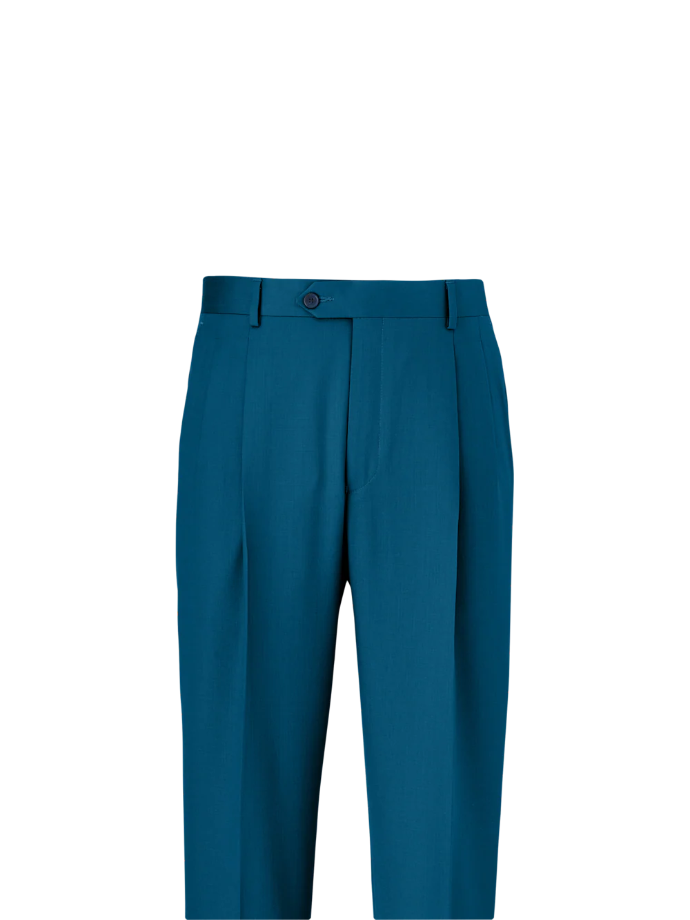 Wool Gabardine Pants - Dark Teal - Image 7