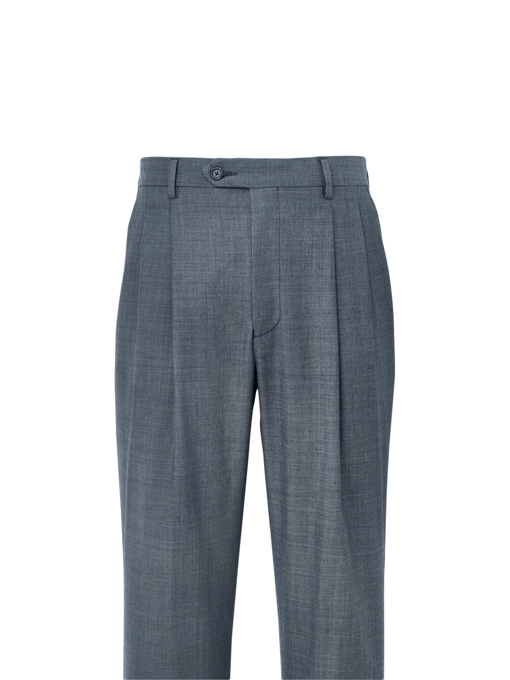 Wool Sharkskin Pants - Blue - Image 5