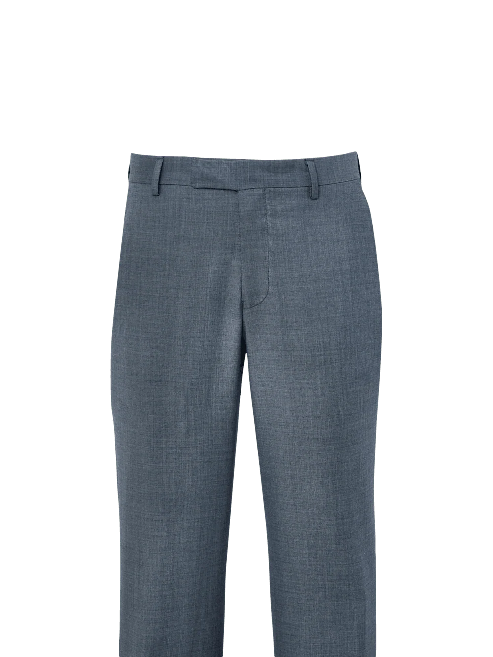Wool Sharkskin Pants - Charcoal - Image 2