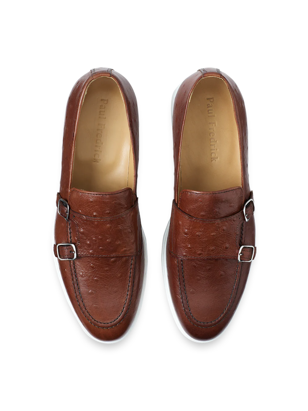 Zeke Monk Strap Loafer - Chestnut - Image 3